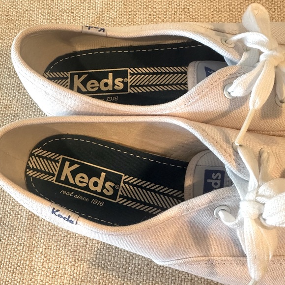 Keds Champion Original White Lace Up Sneakers - Picture 9 of 13